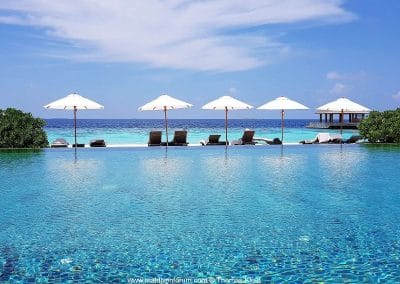 Kudafushi Ausblick vom Pool